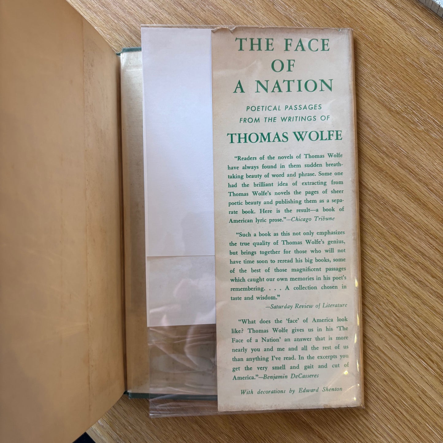 Thomas Wolfe - A Stone, A Leaf, A Door