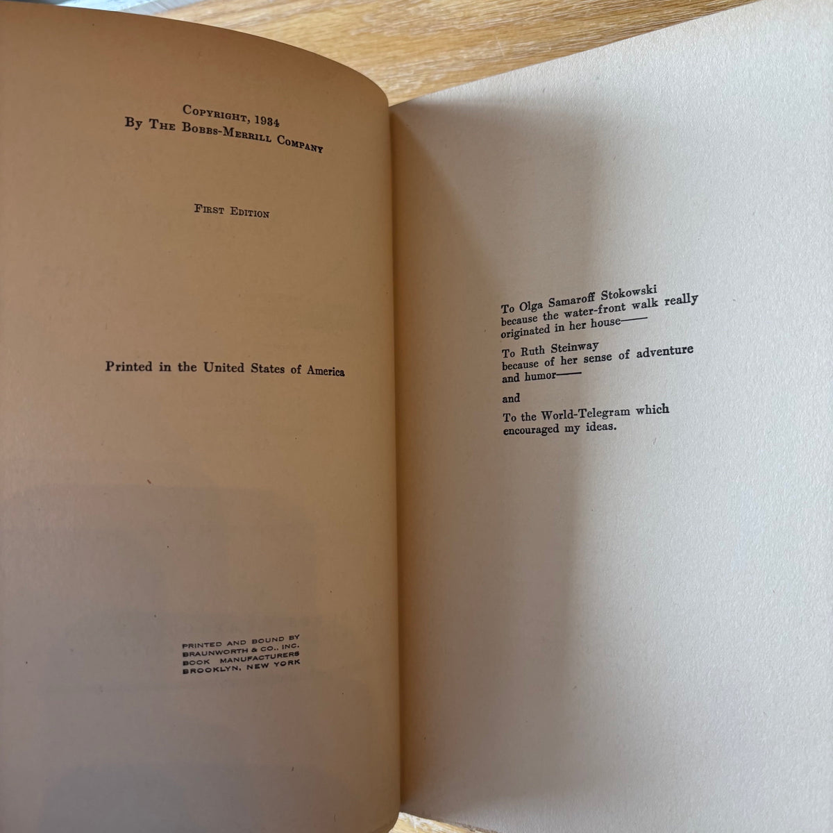 Helen Worden - Round Manhattan's Rim - First Edition
