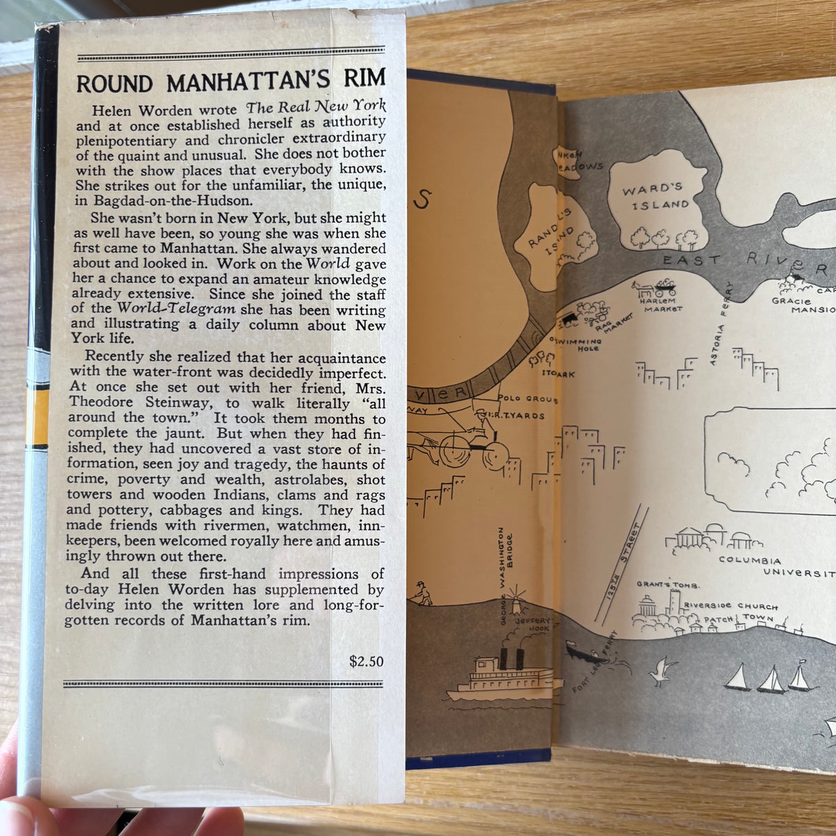 Helen Worden - Round Manhattan's Rim - First Edition
