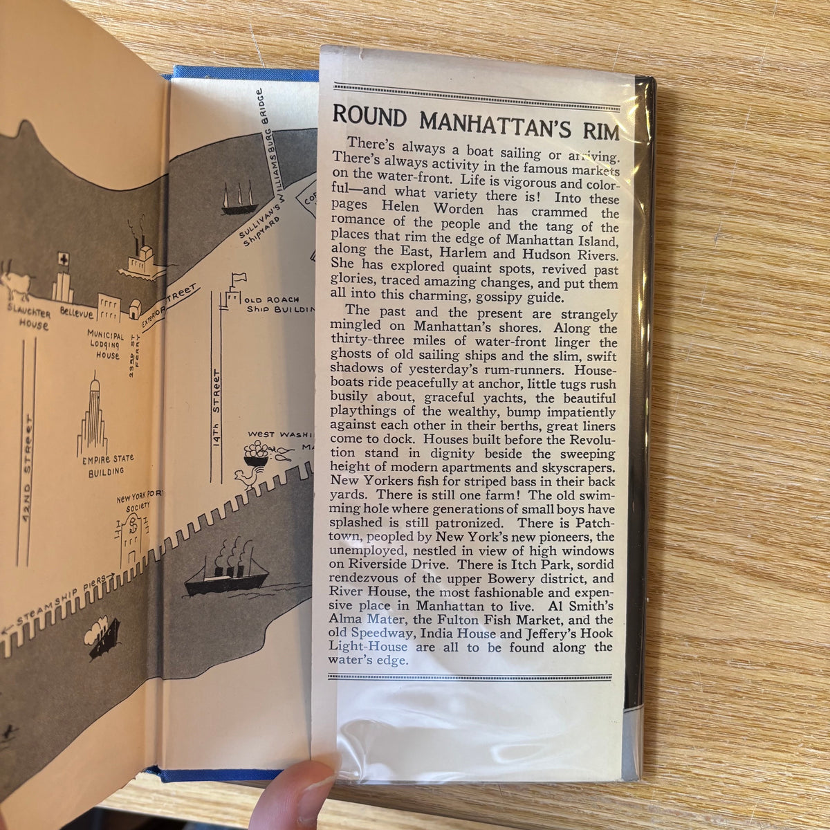 Helen Worden - Round Manhattan's Rim - First Edition