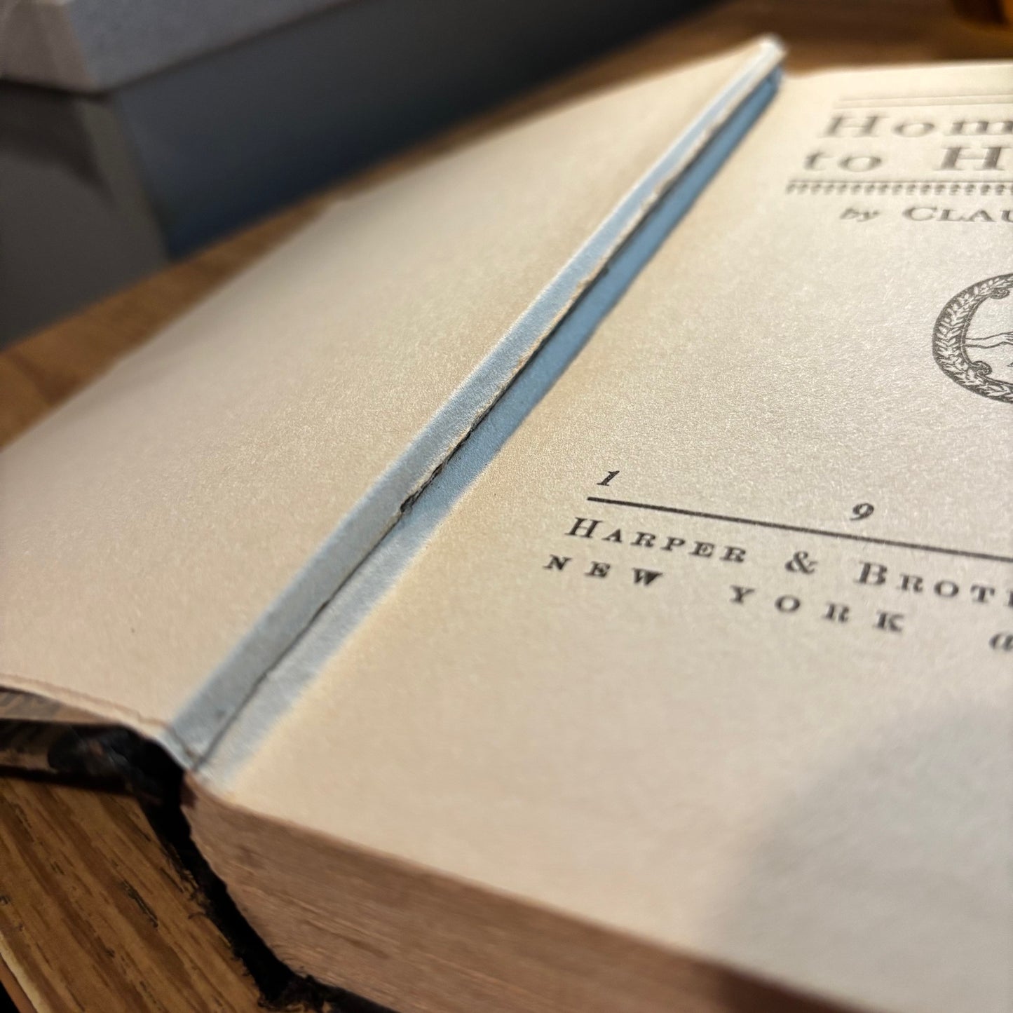 Claude McKay - Home to Harlem - First Edition Later Printing