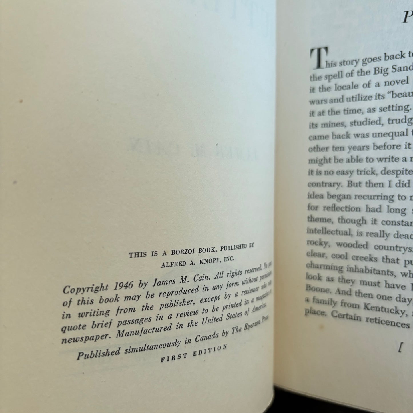 James M. Cain - The Butterfly - First Edition