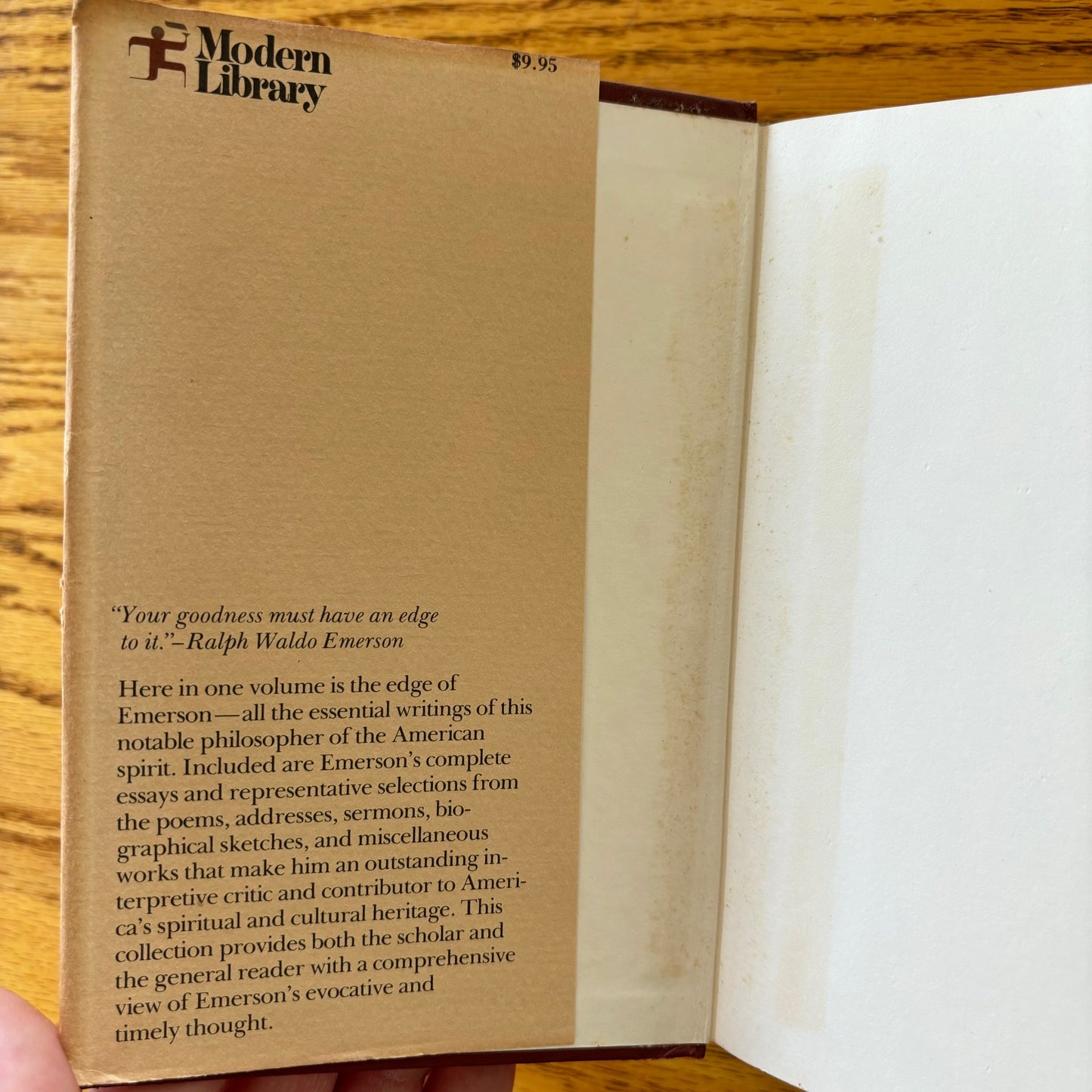 The Selected Writings of Ralph Waldo Emerson - Modern Library