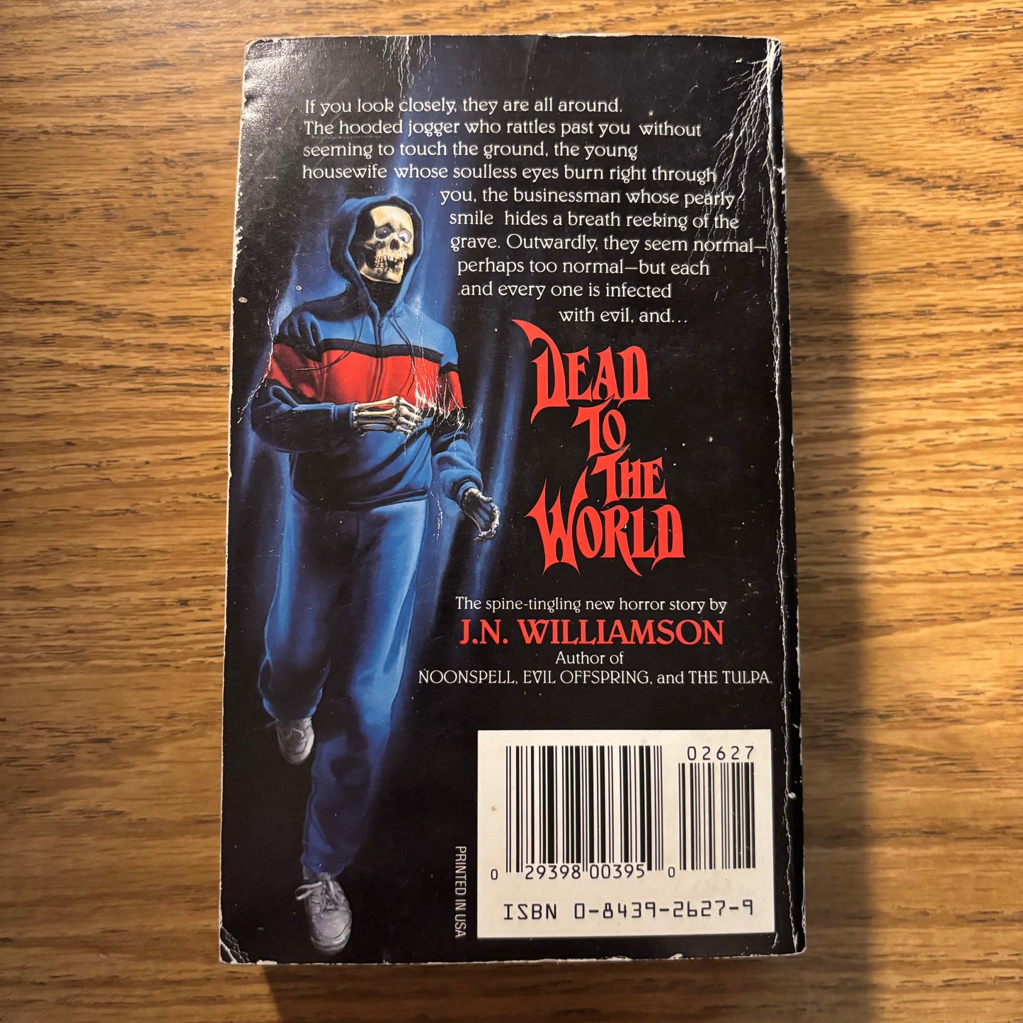 J.N. Williamson - Dead to the World - First Edition