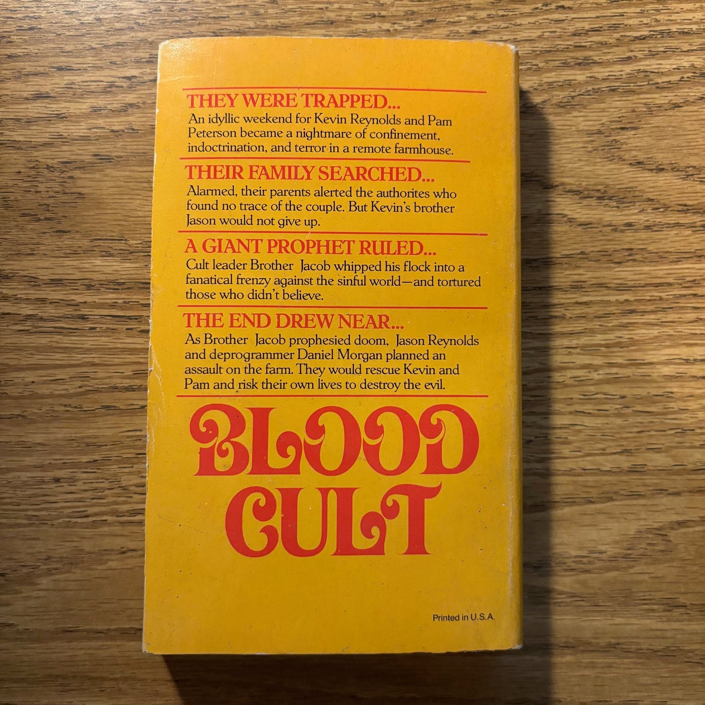 David L. Robbins - Blood Cult - First Edition