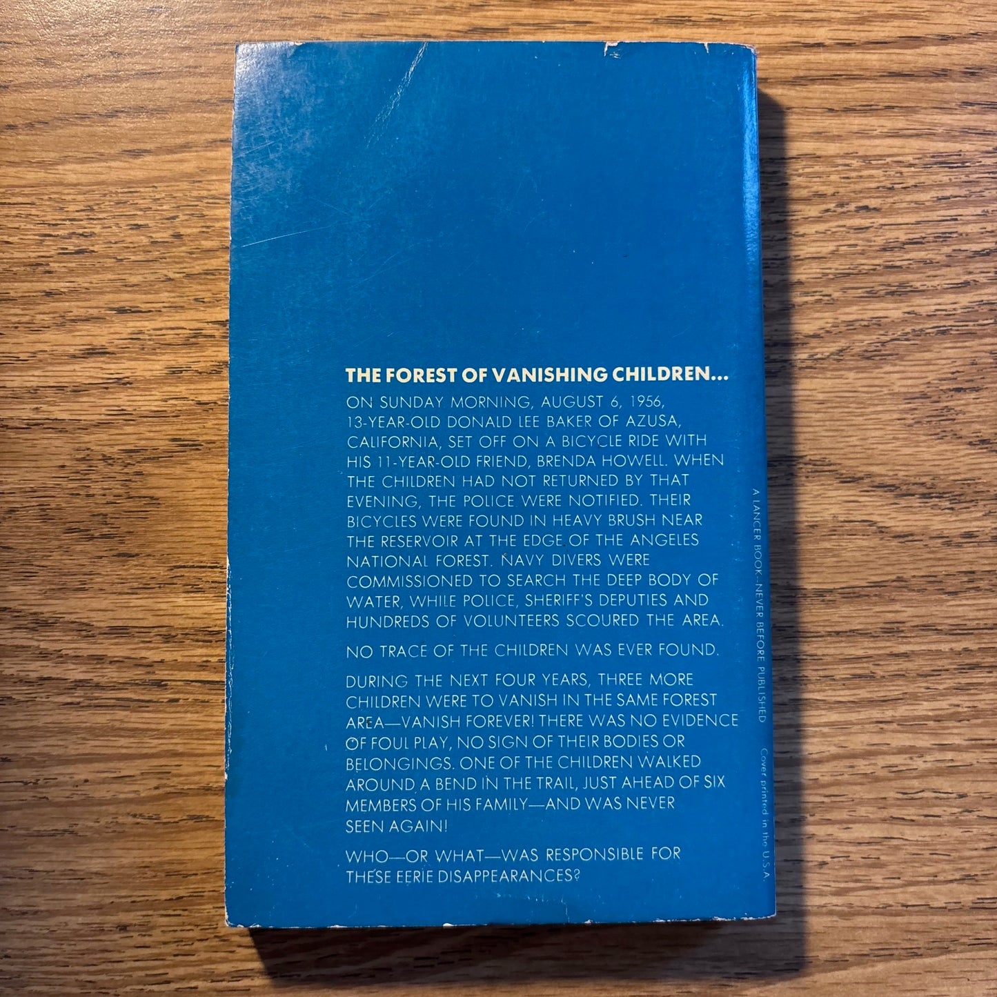 Brad Steiger - Strange Disappearances - First Edition