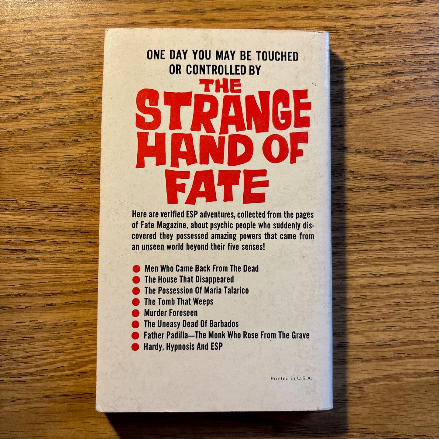 Edmond P. Gibson - The Strange Hand of Fate - First Edition