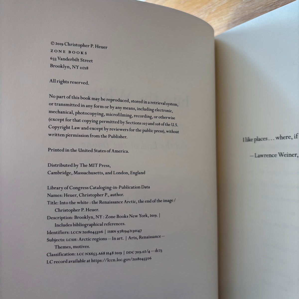 Christopher P. Heuer - Into the White: The Renaissance Arctic and the End of the Image - First Edition