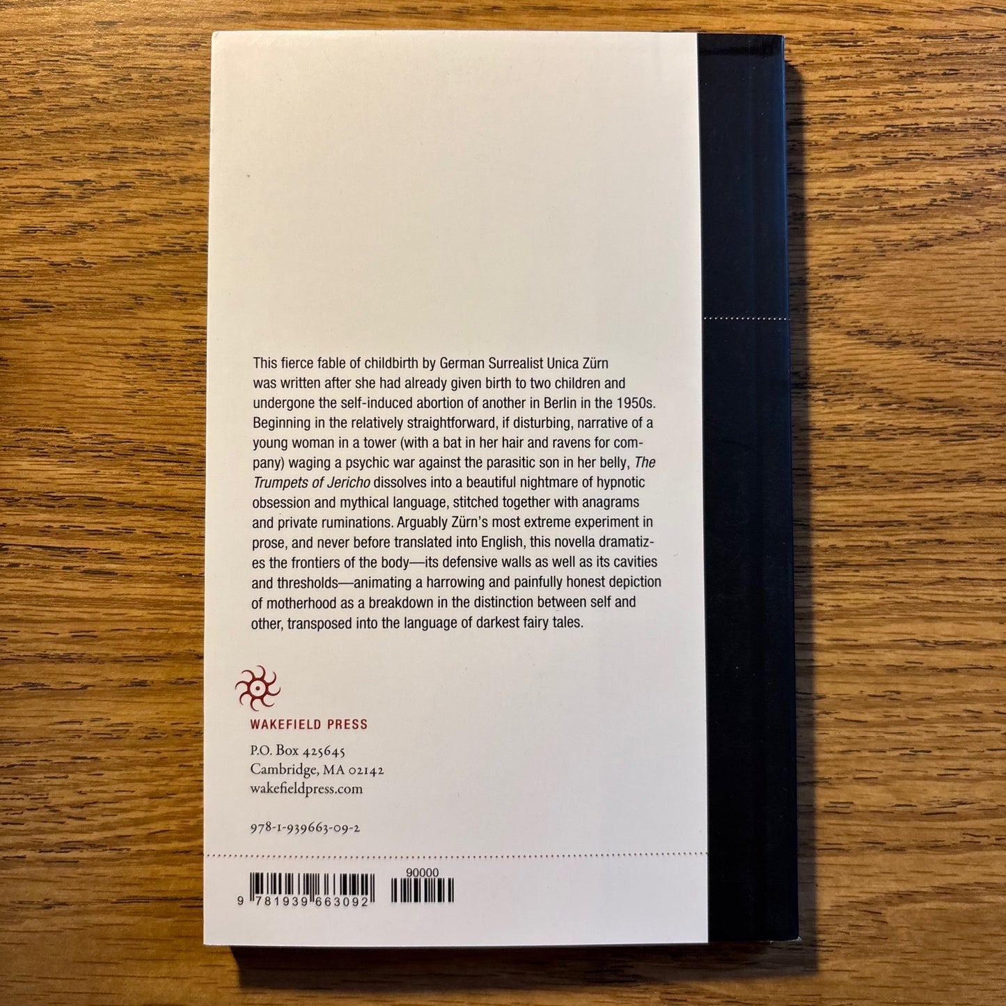 Unica Zurn - The Trumpets of Jericho - First Edition