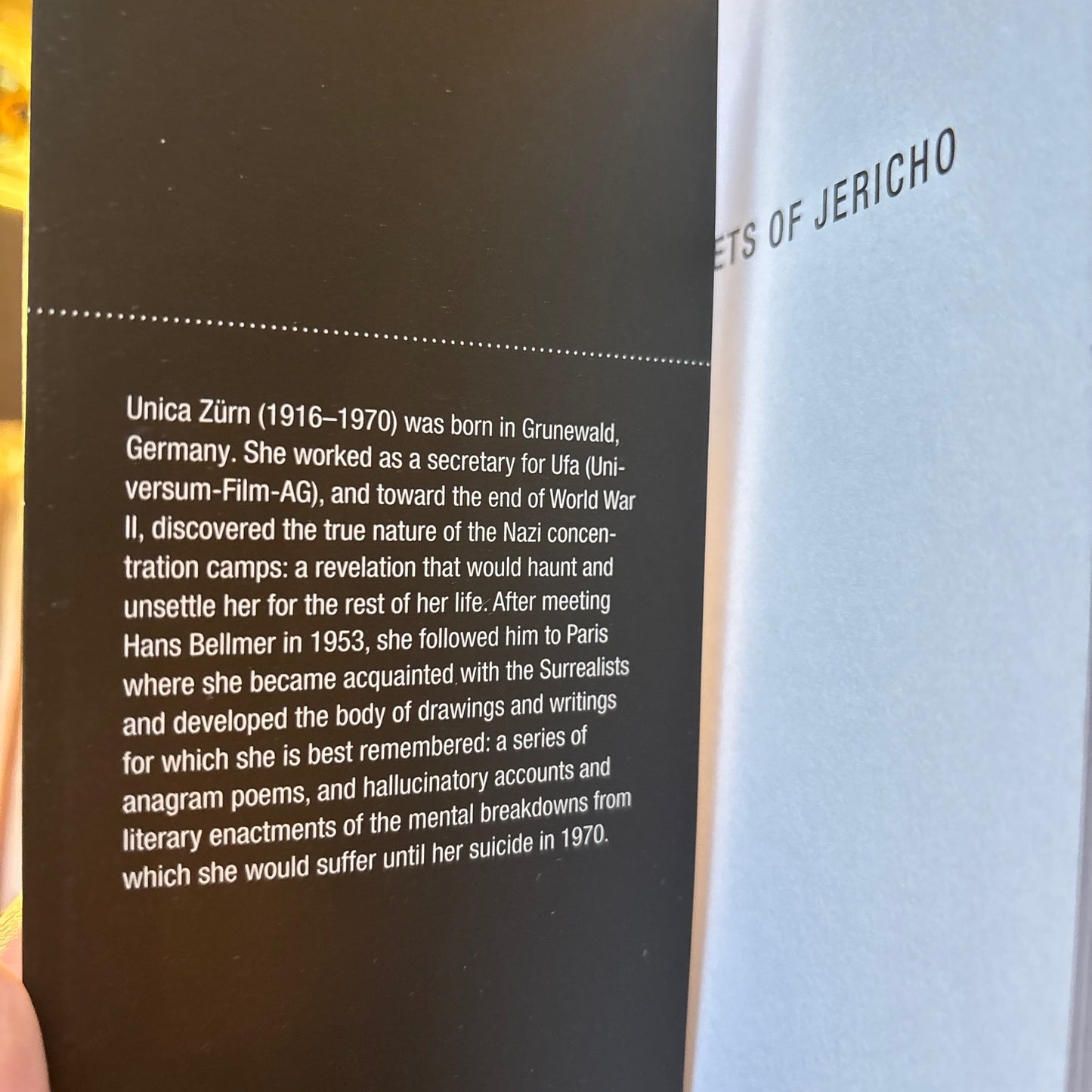 Unica Zurn - The Trumpets of Jericho - First Edition