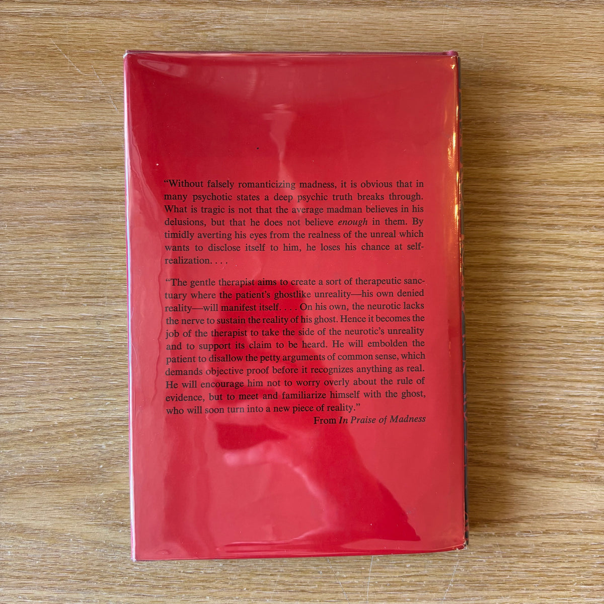 Paul J. Stern - In Praise of Madness: Realness Therapy and the Self Reclaimed - First Edition