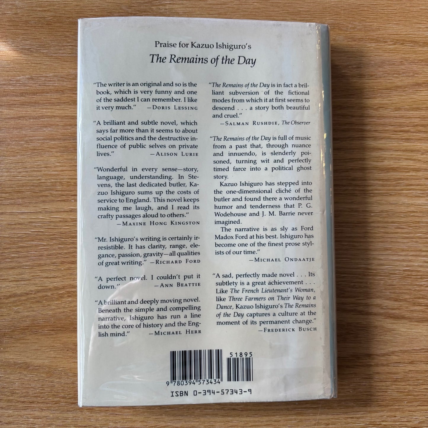Kazuo Ishiguro - The Remains of the Day