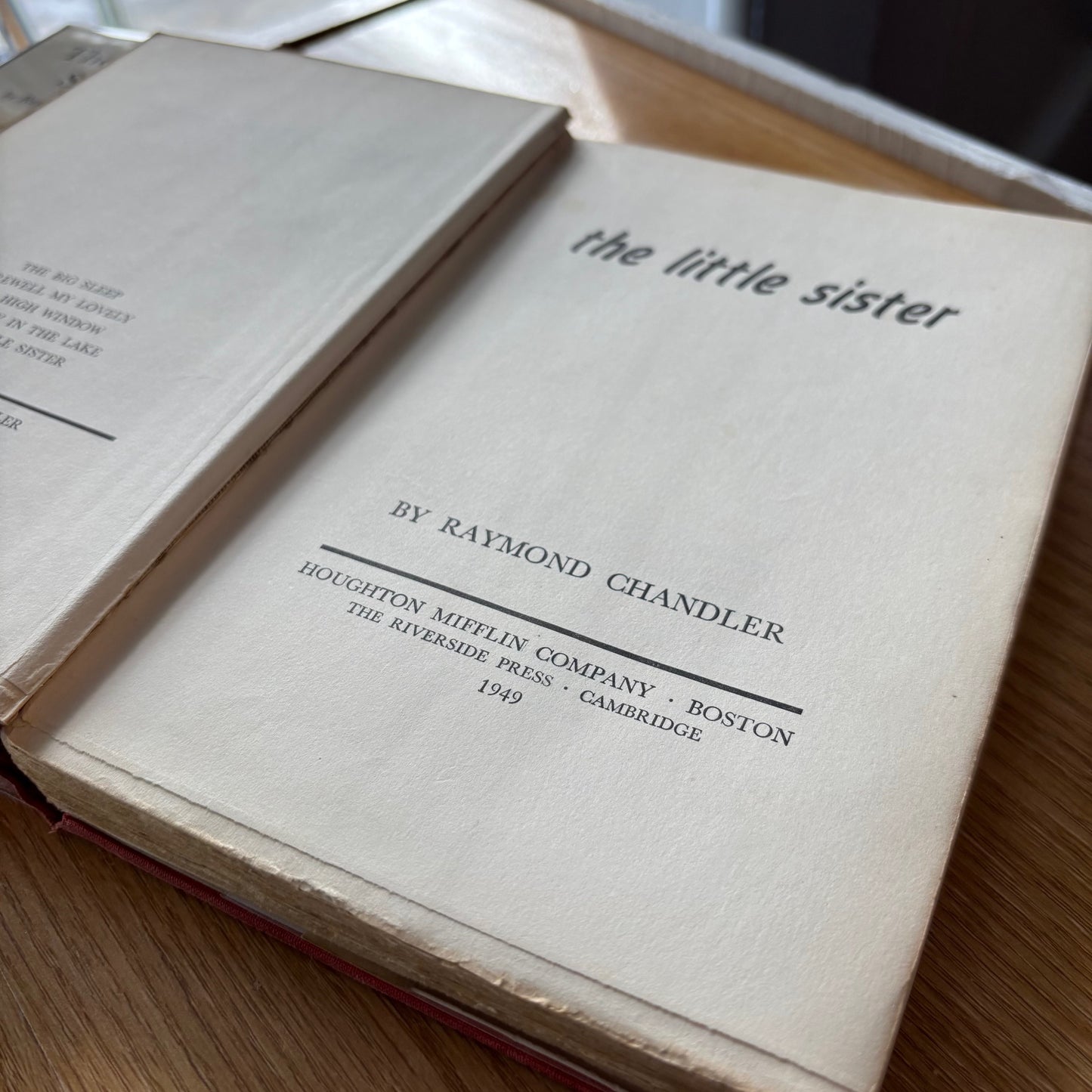 Raymond Chandler - The Little Sister - First Edition