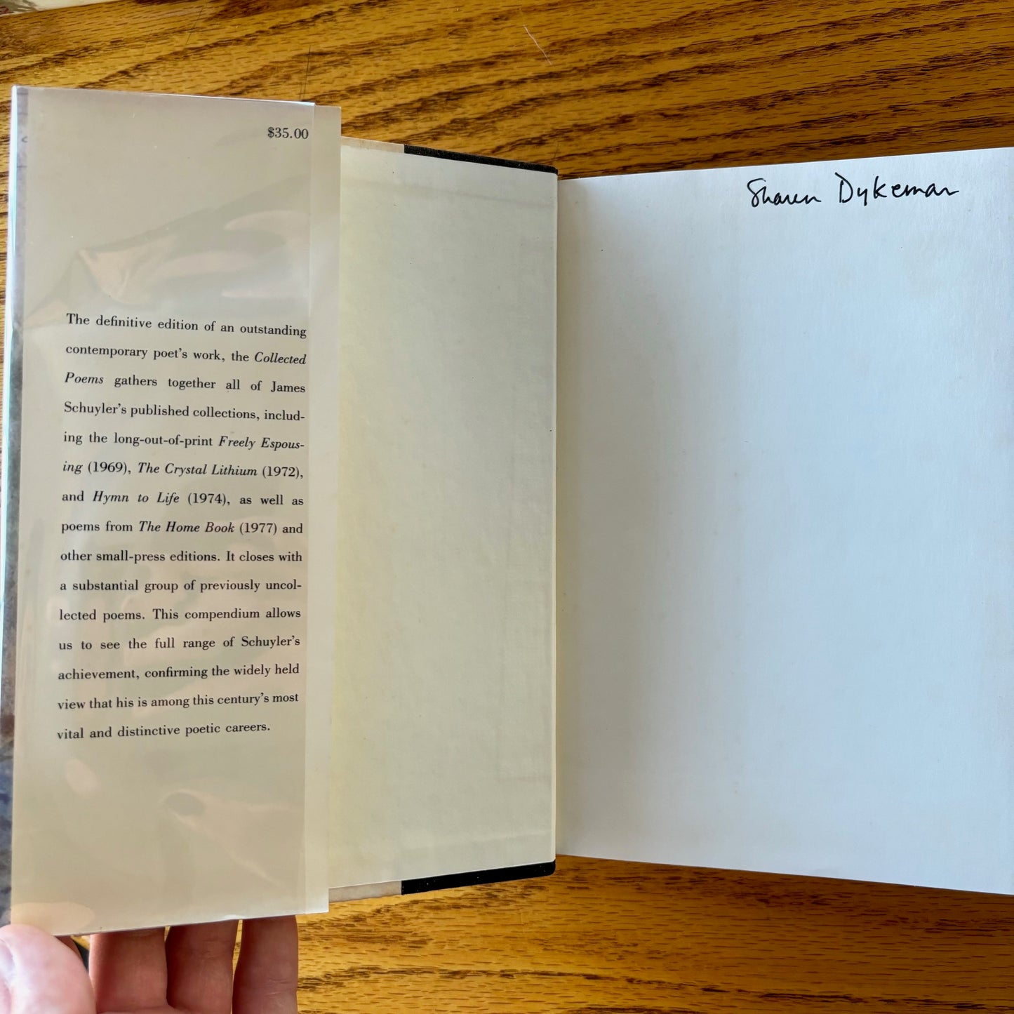 James Schuyler - Collected Poems - First Edition