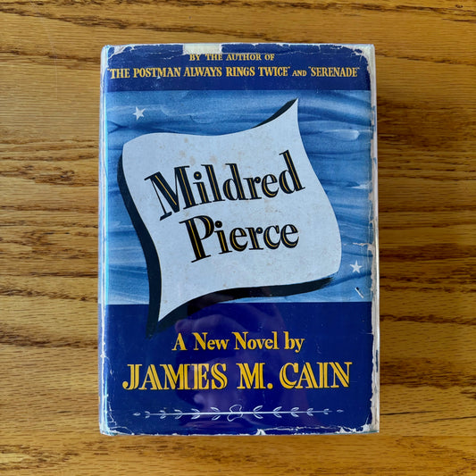 James M. Cain - Mildred Pierce - Signed